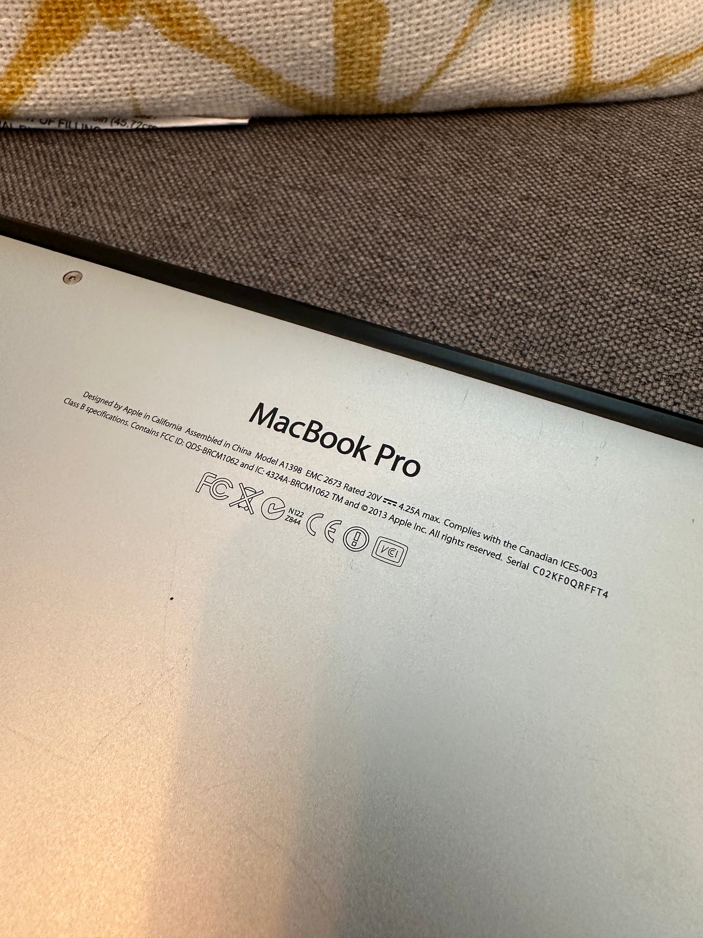 Apple Macbook Pro 15 DG