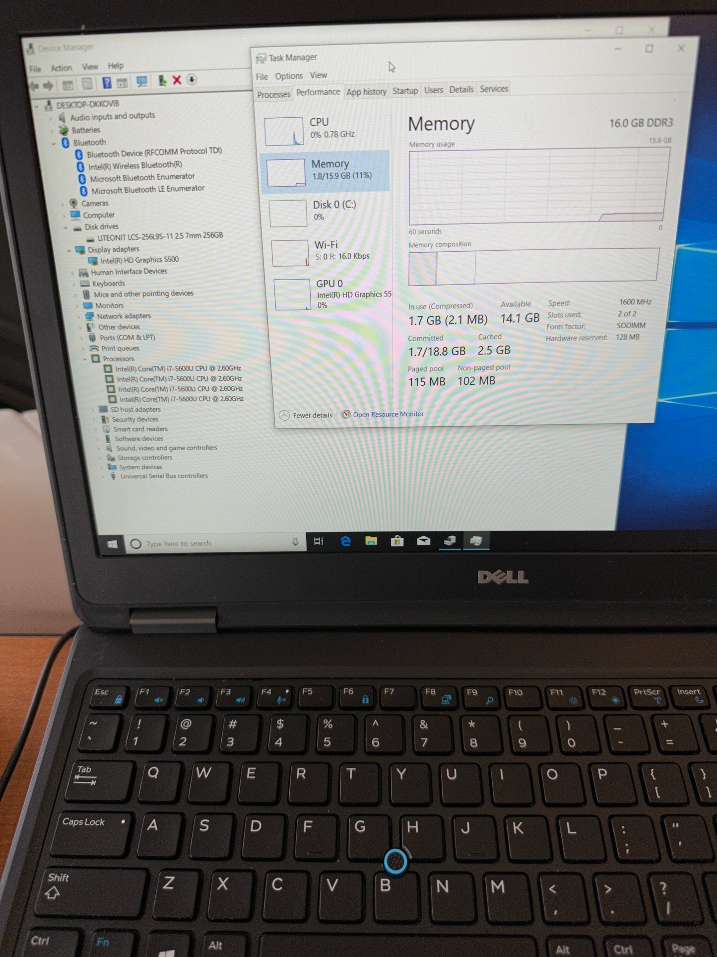 Dell Professional Laptop