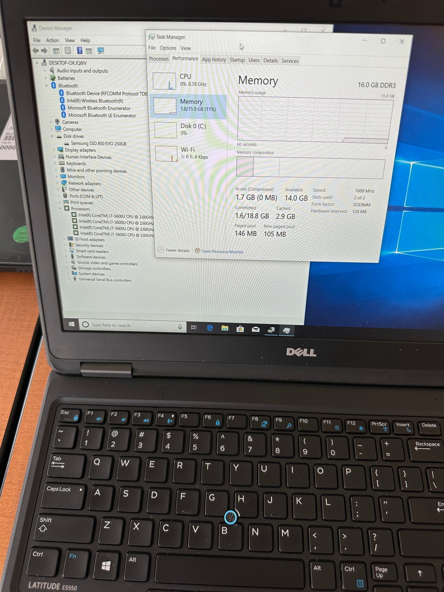 Dell Professional Laptop