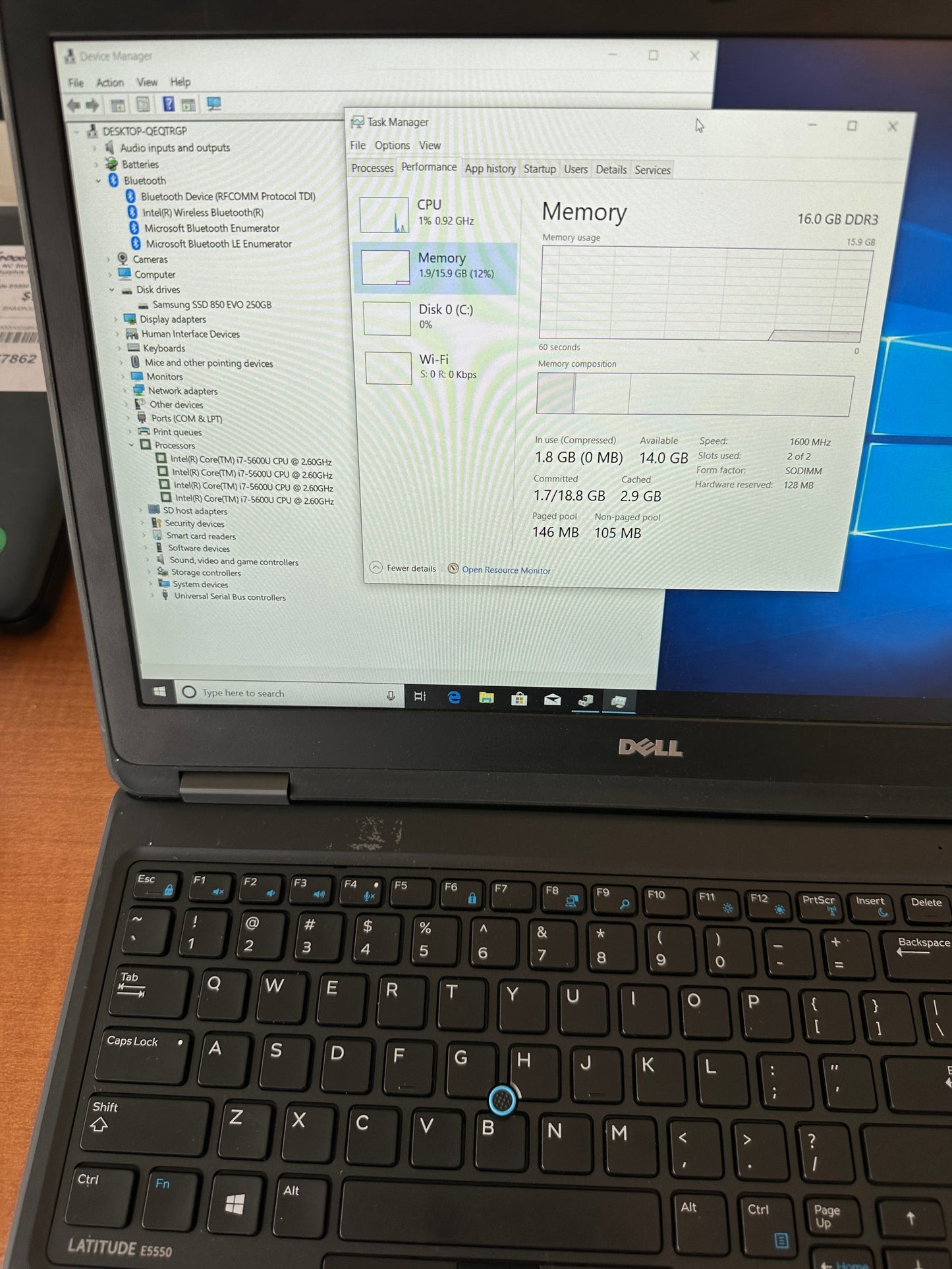 Dell Professional Laptop