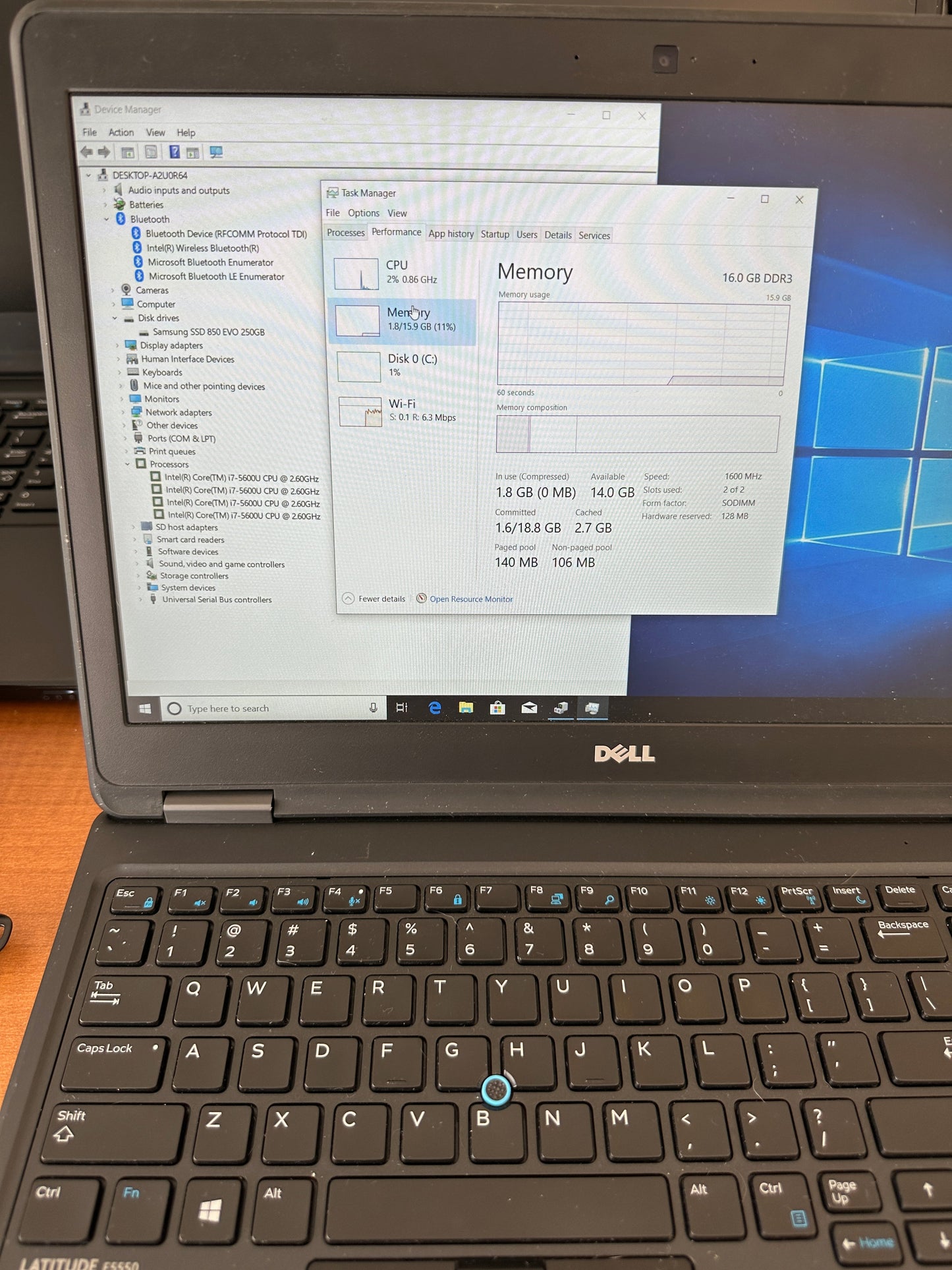 Dell Professional Laptop